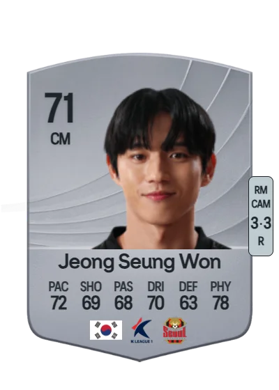 Seung Won Jeong card