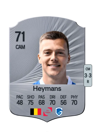 Daan Heymans card