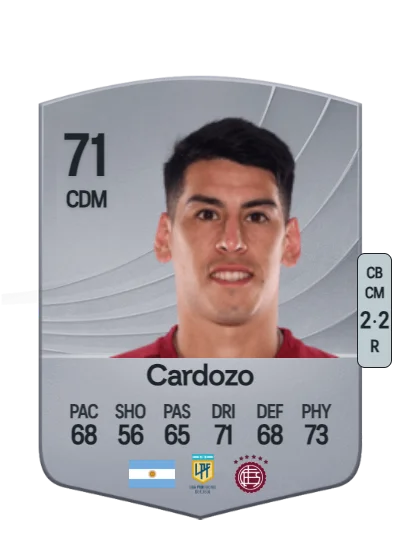 Agustín Cardozo card