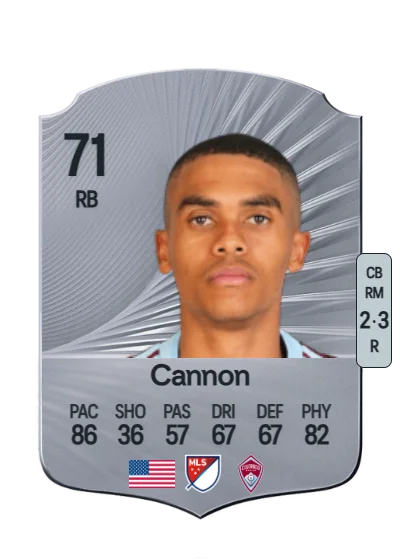 Reggie Cannon card