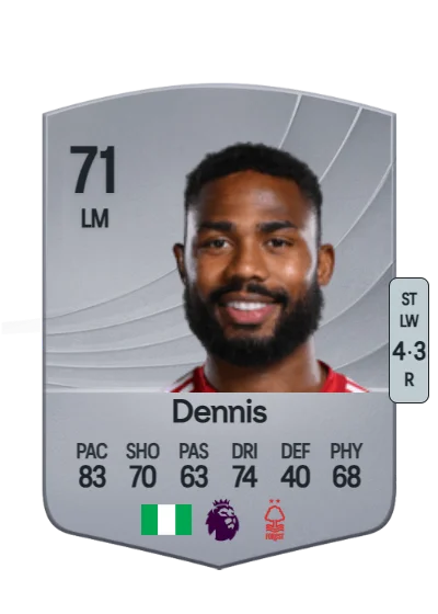 Emmanuel Dennis card