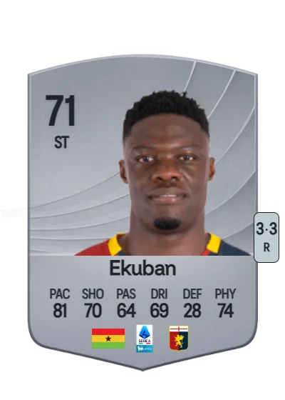 Caleb Ekuban card