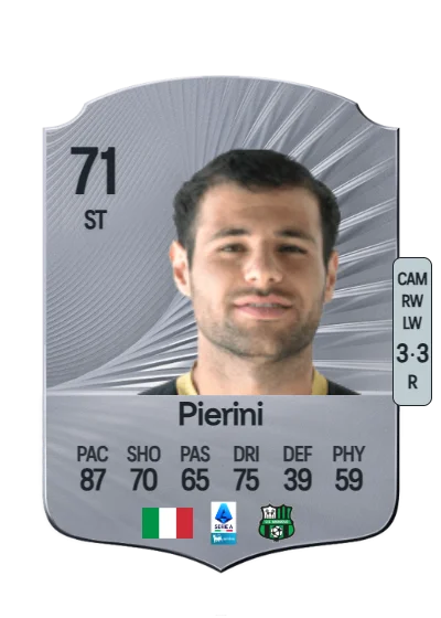 Nicholas Pierini card