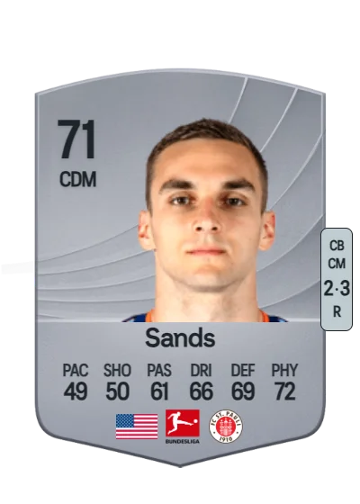 James Sands card