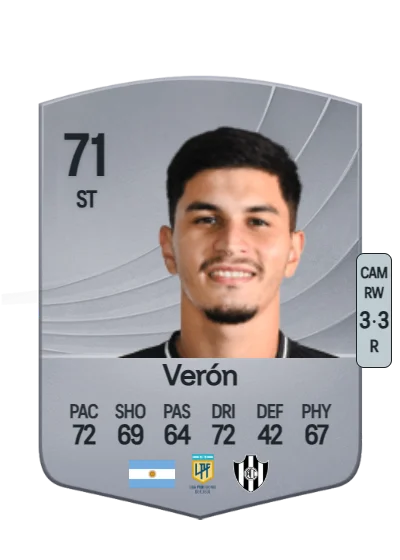Gastón Verón card