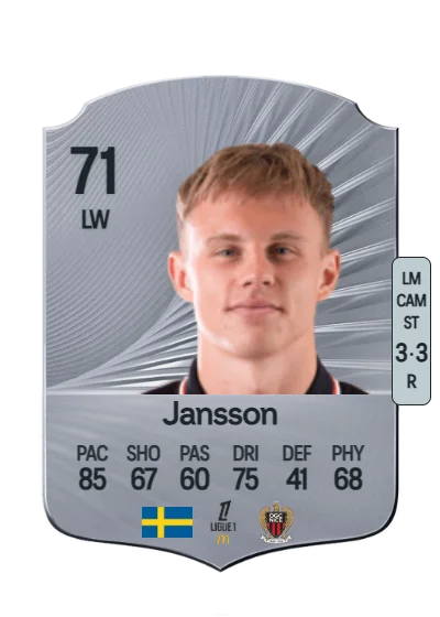 Isak Jansson card
