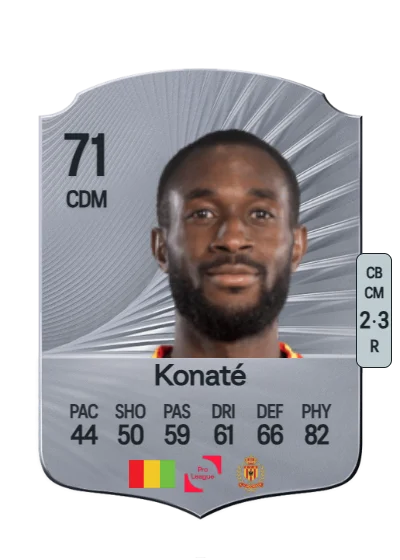 Mory Konaté card
