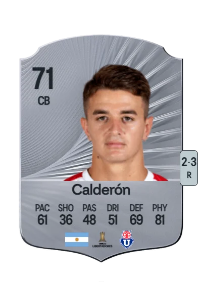 Franco Calderón card