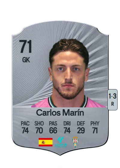 Carlos Marín Tomás card