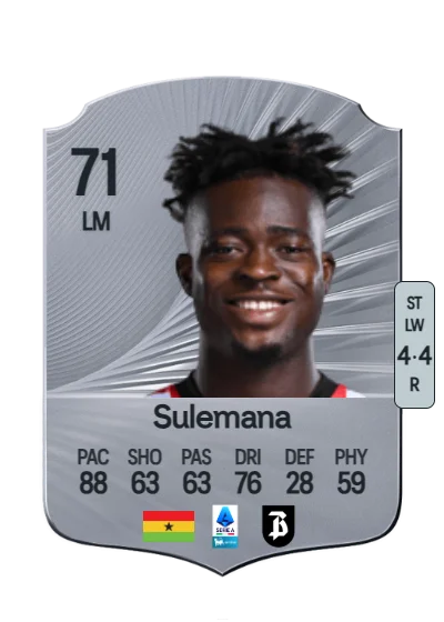 Kamaldeen Sulemana card