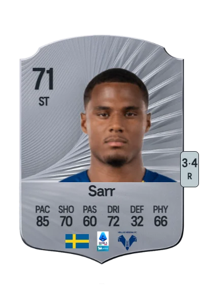 Amin Sarr card