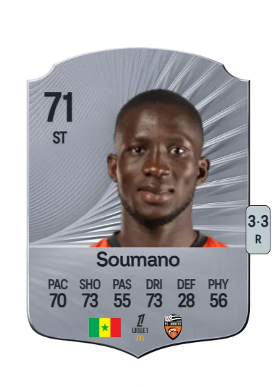Sambou Soumano card
