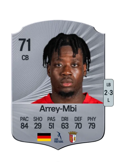 Bright Arrey-Mbi card