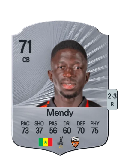 Formose Mendy card