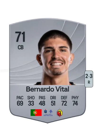 Bernardo Maria Cardoso Vital card