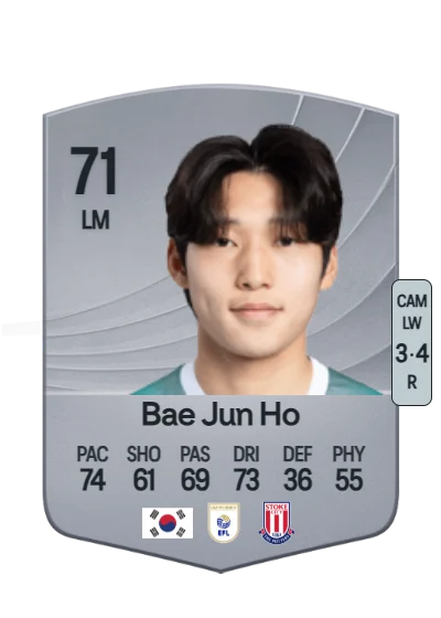 Jun Ho Bae card