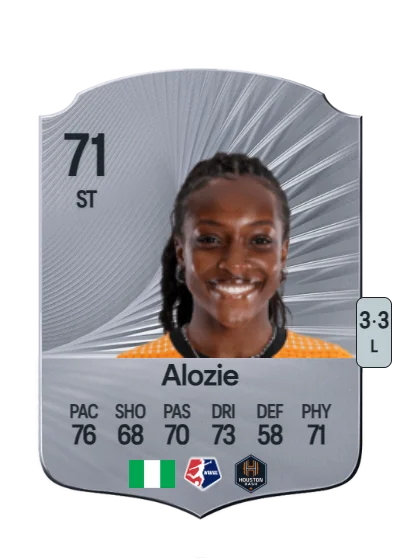 Michelle Alozie card
