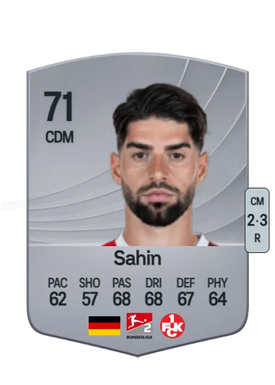 Semih Sahin card