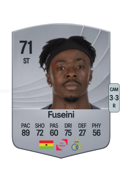 Mohammed Fuseini card