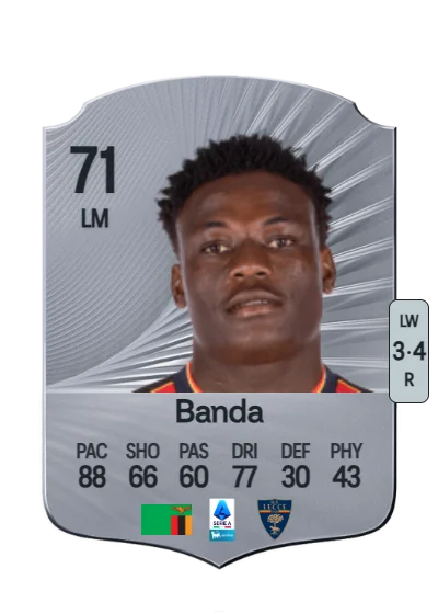 Lameck Banda card