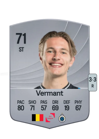 Romeo Vermant card