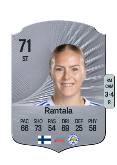 Jutta Rantala card