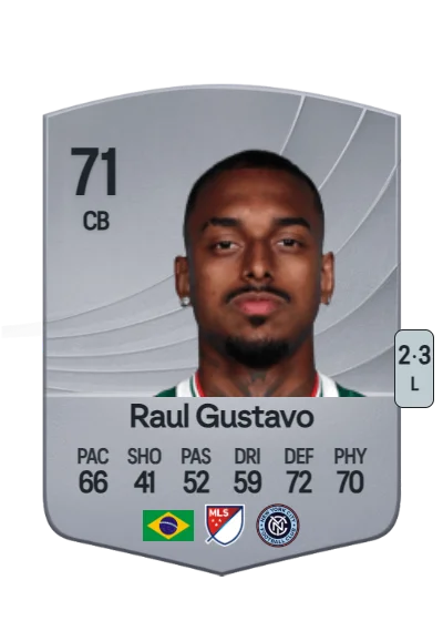 Raul Gustavo Pereira Bicalho card