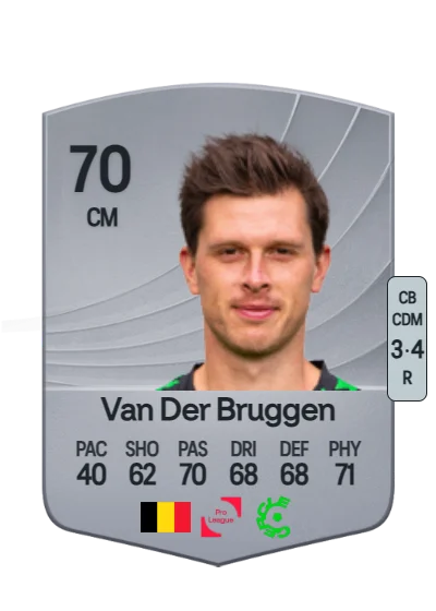 Hannes Van Der Bruggen card