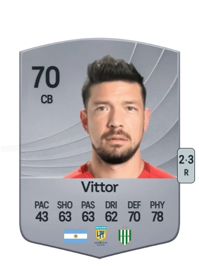 Sergio Vittor card
