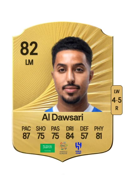 Salem Al Dawsari card