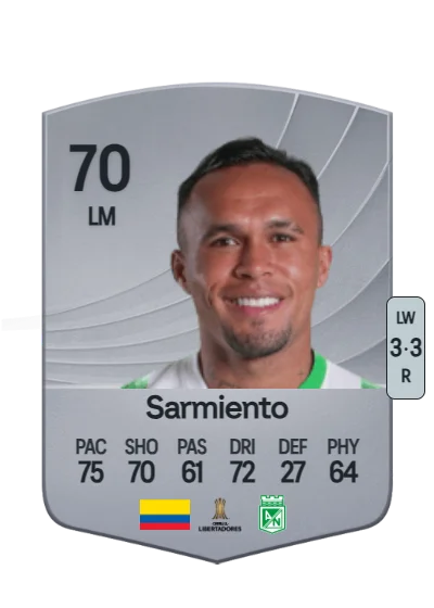 Andrés Sarmiento card