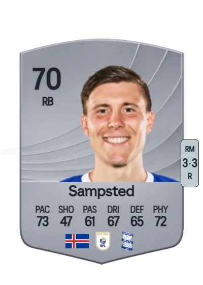 Alfons Sampsted card