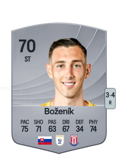 Róbert Boženík card