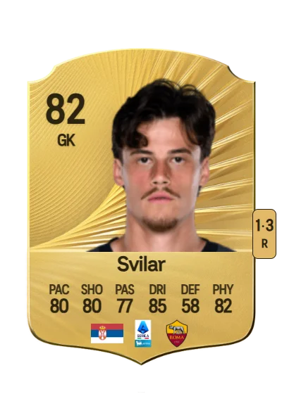 Mile Svilar card