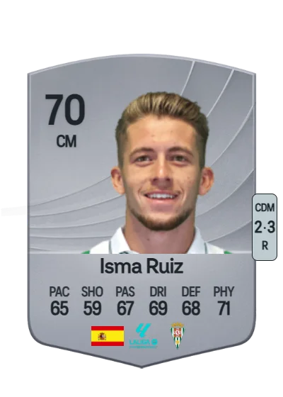 Ismael Ruiz Sánchez card