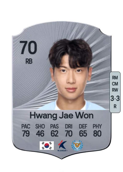 Jae Won Hwang card