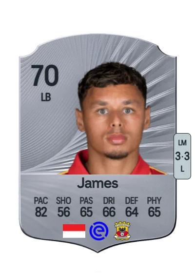 Dean James card