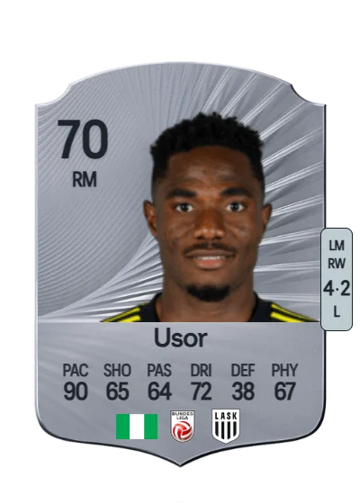 Moses Usor card