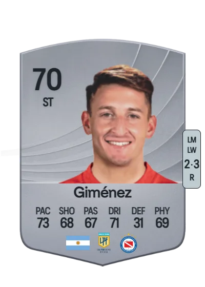 Matías Giménez card