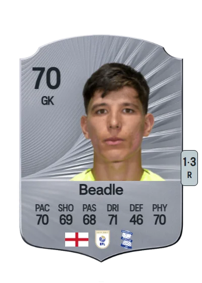 James Beadle card