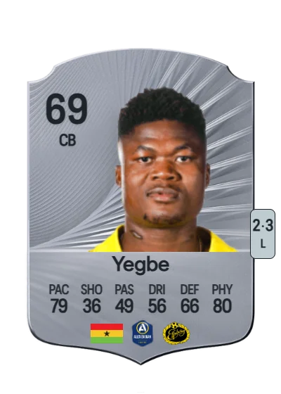 Terry Yegbe card