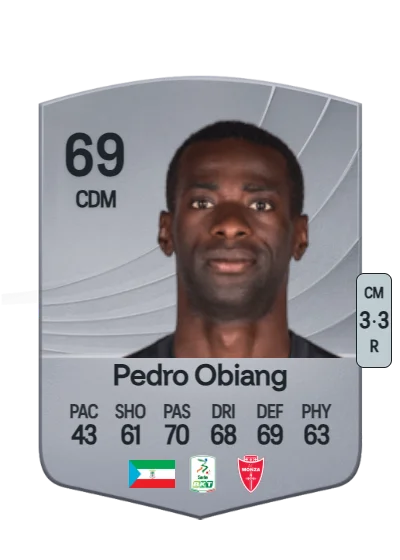 Pedro Mba Obiang Avomo card