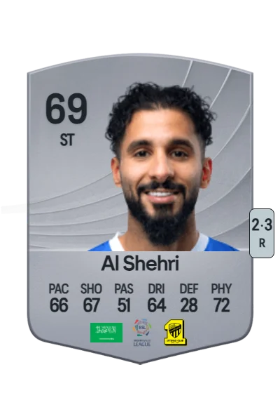Saleh Al Shehri card