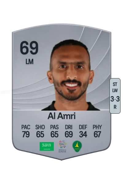 Saleh Al Amri card