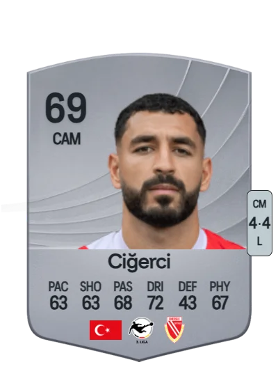 Tolcay Ciğerci card
