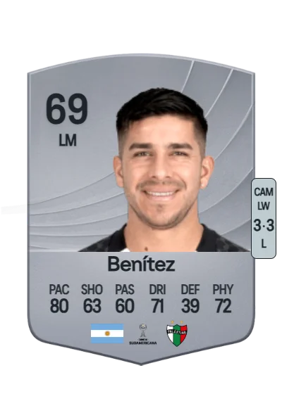 Jonathan Benítez card