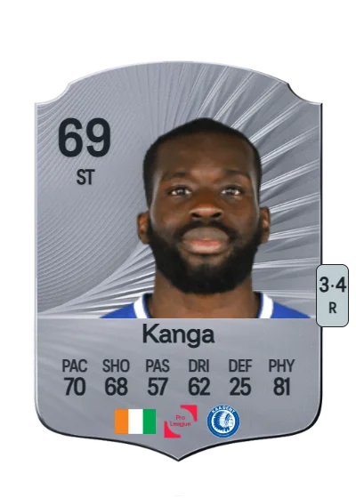 Wilfried Kanga card