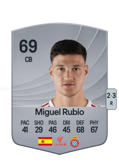 Miguel Ángel Rubio Lestán card