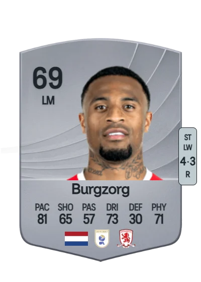 Delano Burgzorg card
