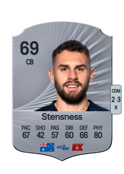 Gianni Stensness card